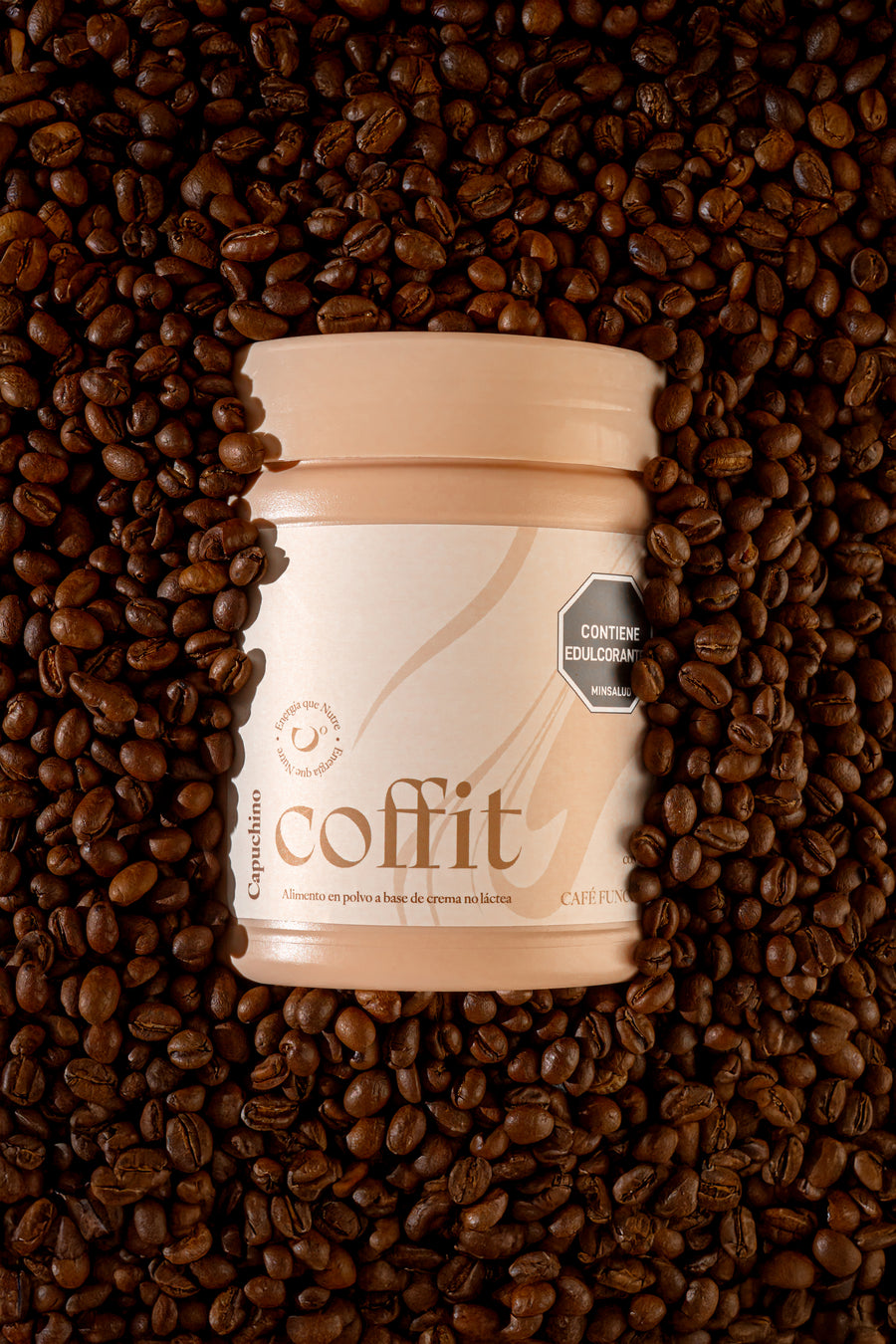 Café funcional sabor Capuchino
