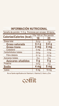Café funcional sabor Capuchino